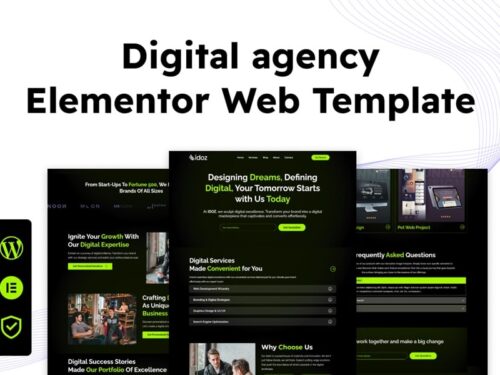 Elevate Your Digital Agency with Elementor Template