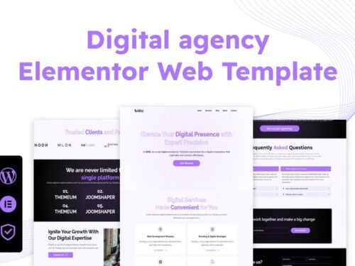 Exclusive Digital Agency with Elementor Template